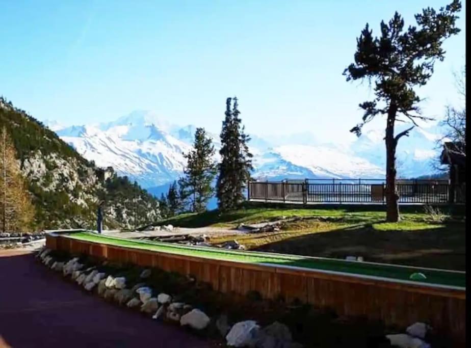 Appartement Style Chalet 5* Vue Mont-Blanc - Arc 1950 Les Arcs (Savoie) Exterior foto