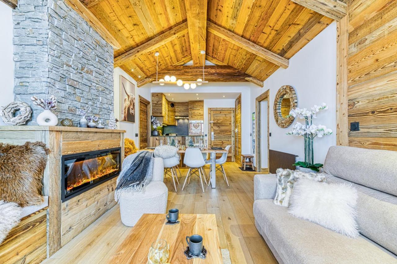 Appartement Style Chalet 5* Vue Mont-Blanc - Arc 1950 Les Arcs (Savoie) Exterior foto