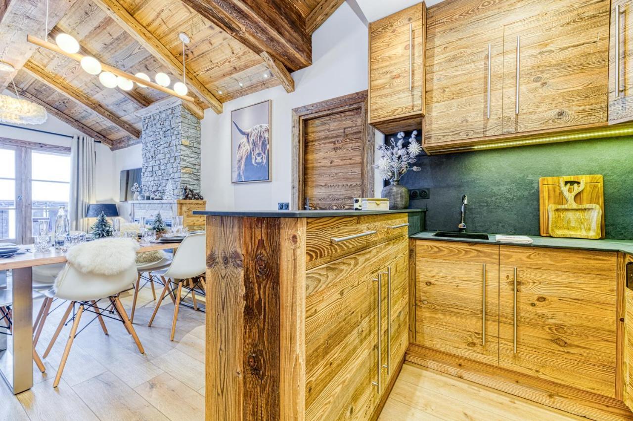 Appartement Style Chalet 5* Vue Mont-Blanc - Arc 1950 Les Arcs (Savoie) Exterior foto